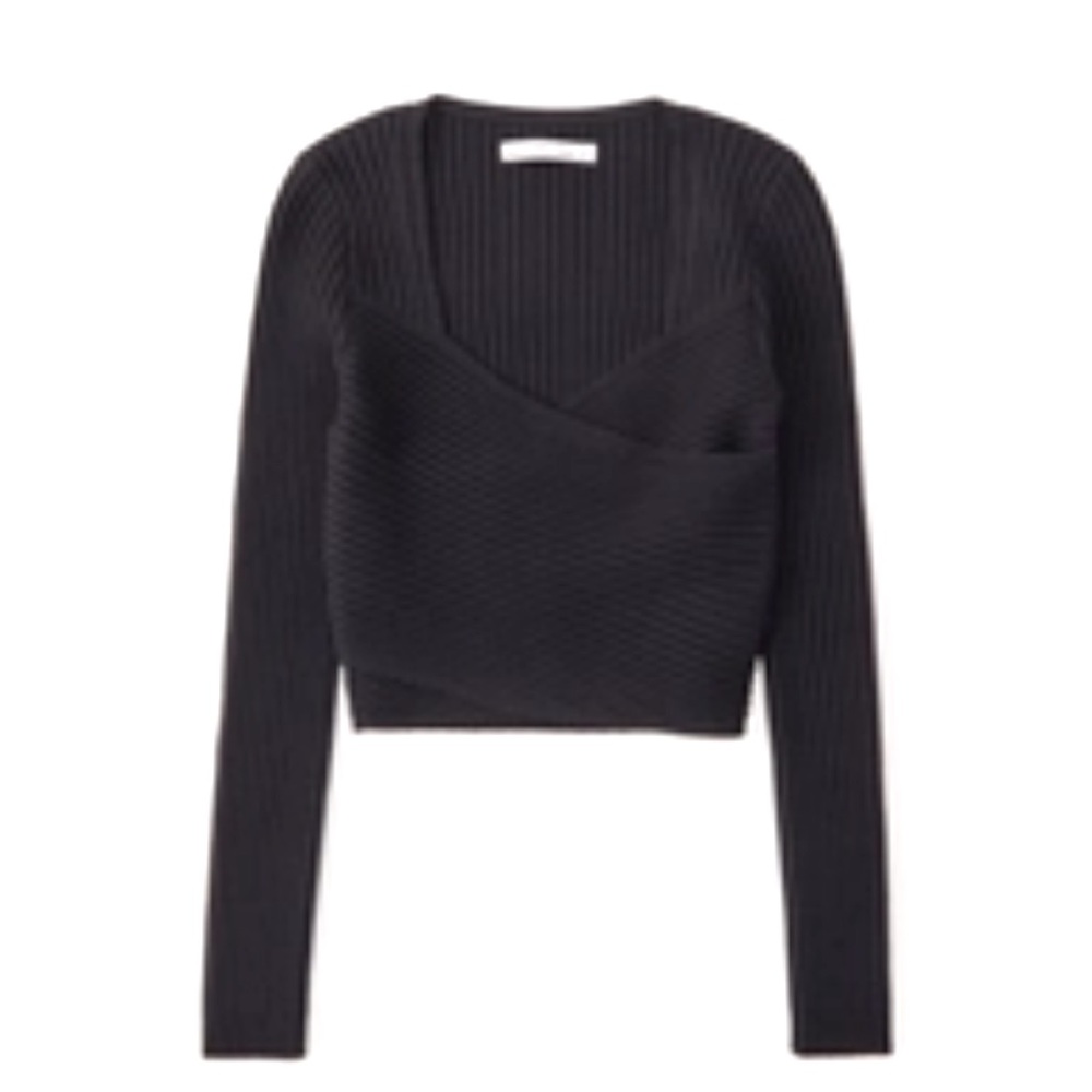 Abercrombie LuxeLoft Slim Wrap Sweater - S, NWT